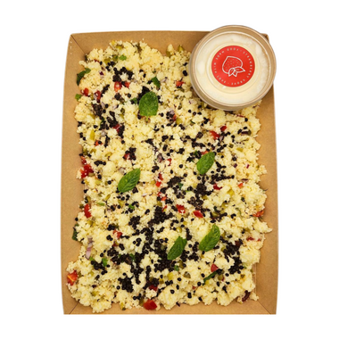 Cous Cous Salad with Tomato and Cucumber