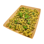 Wholemeal Pasta with Green Pesto and Pine Nuts