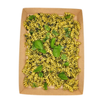Wholemeal Pasta with Green Pesto and Pine Nuts