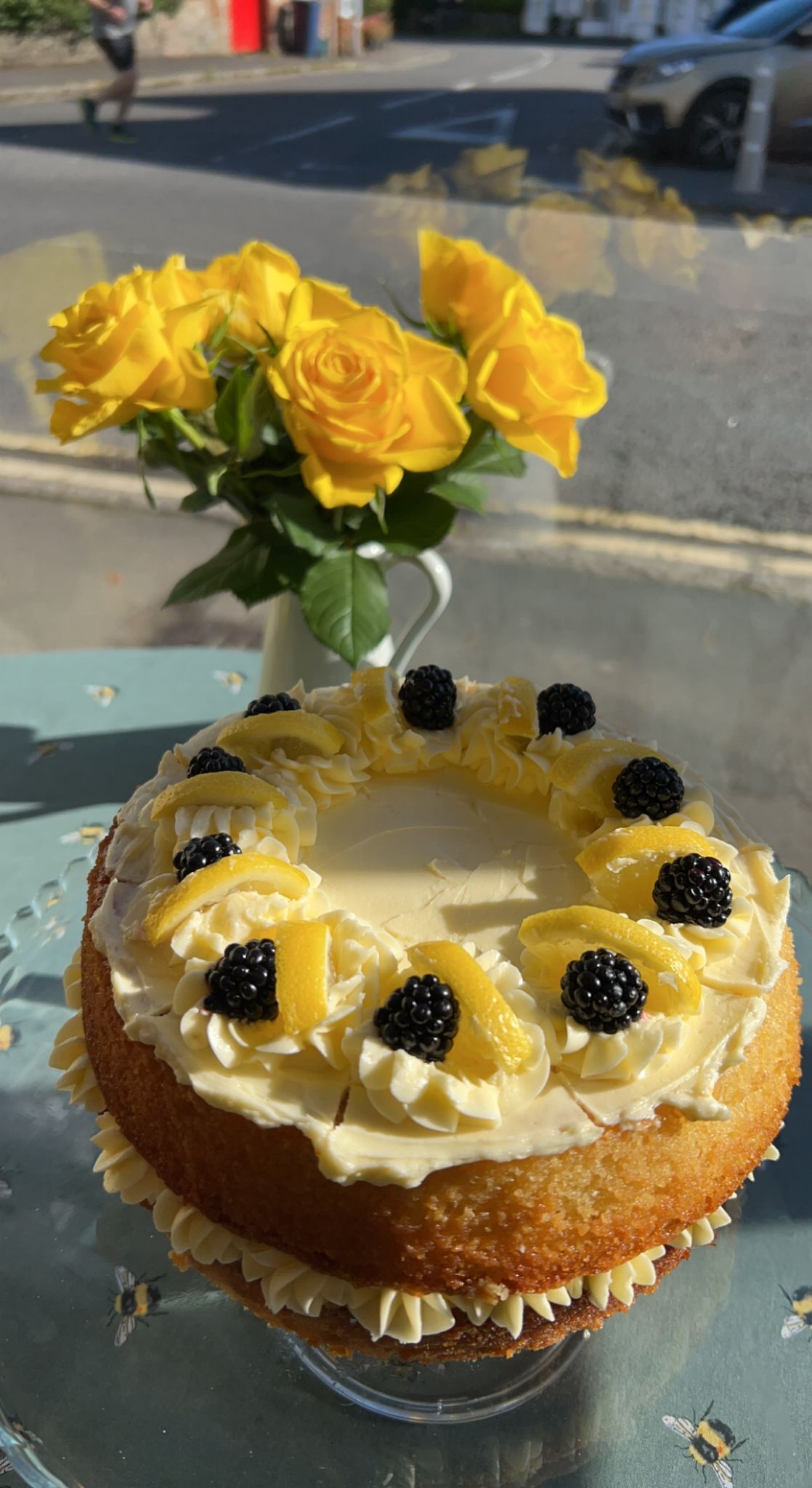 Lemon and Elderflower Cake